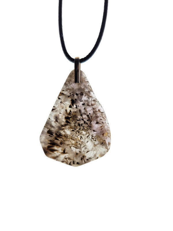 Cacoxenite Free Form Slab Pendant