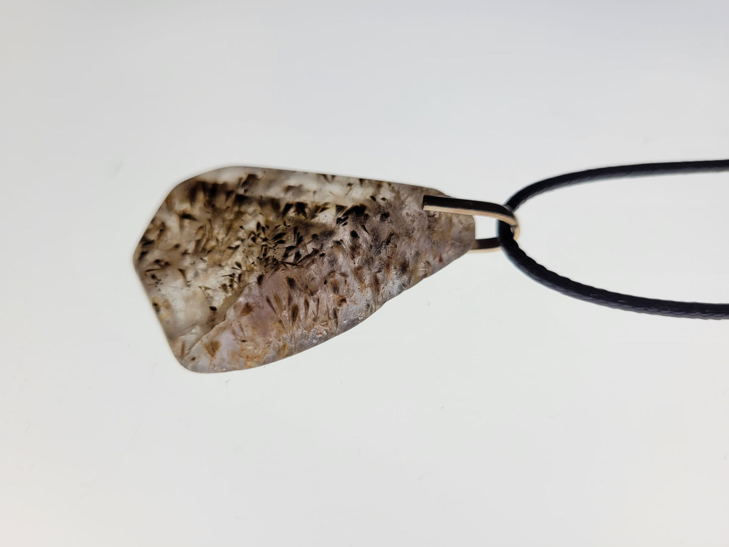 Cacoxenite Free Form Slab Pendant