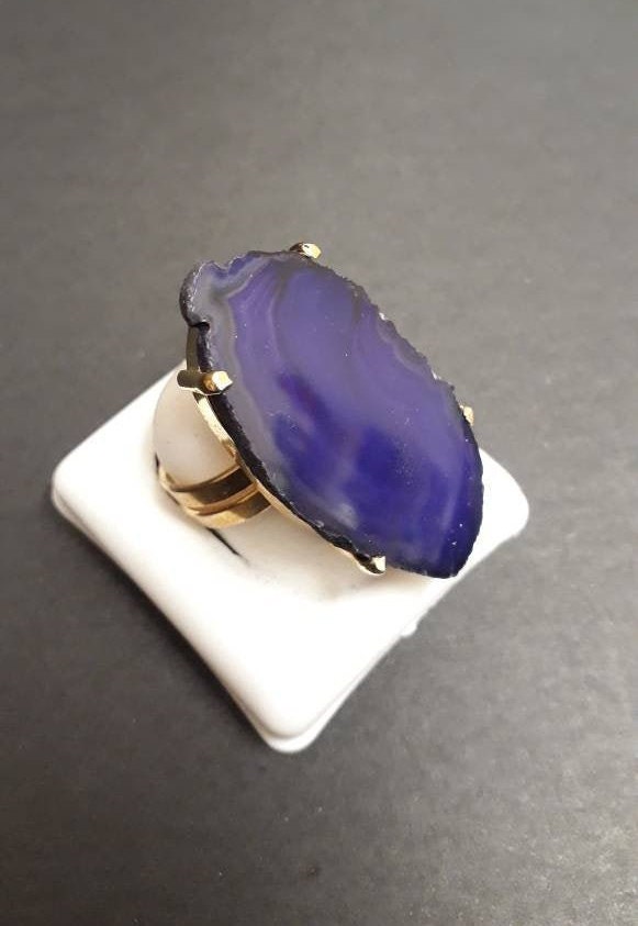 Agate Adjustable Ring