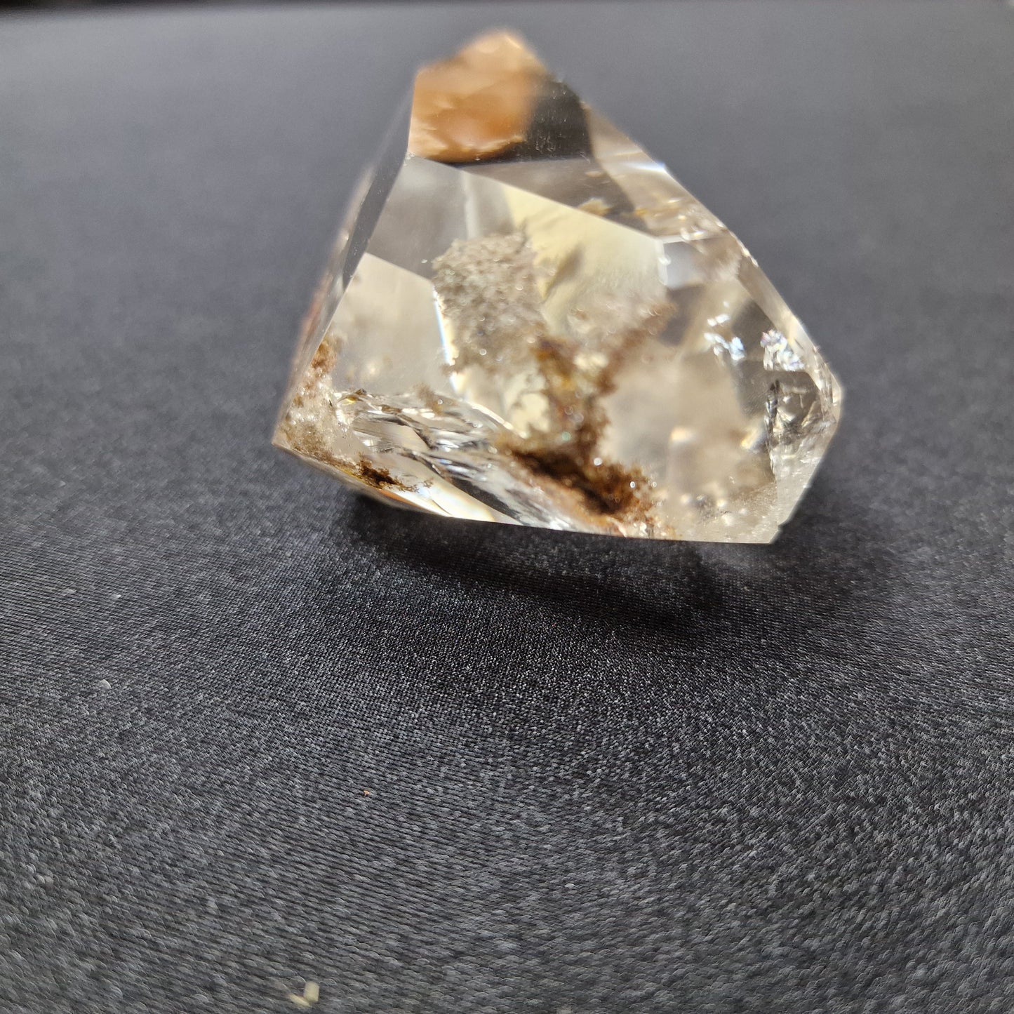 High Grade Free Form Clear Quartz +AAA with Lodolite and Oxide 'Iron'