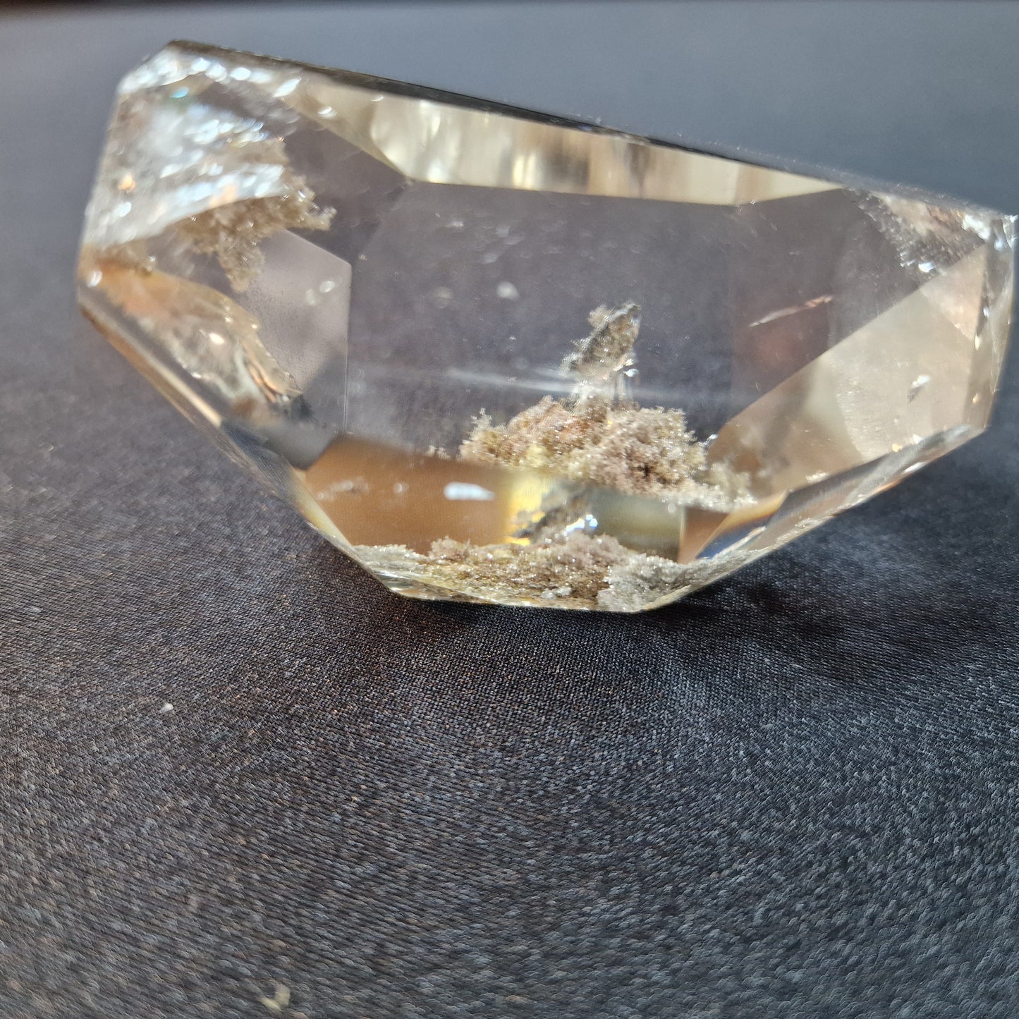 High Grade Free Form Clear Quartz +AAA with Lodolite and Oxide 'Iron'